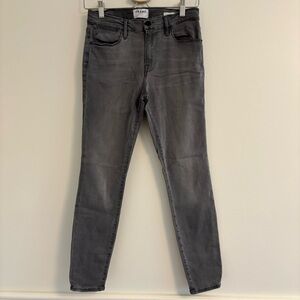 Frame Denim Gray Skinny Jeans Modern Fit